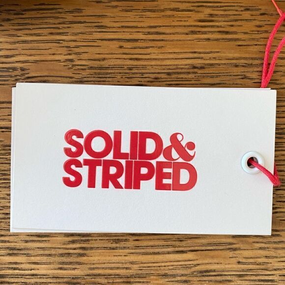 Solid & Striped The Molly Red Top Bright Blue & Red Stripe. NWT. Size Large - Picture 6 of 10